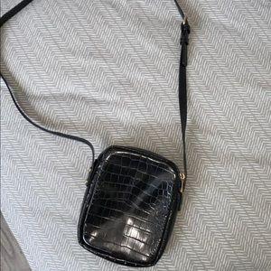 Black crossbody bag